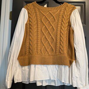 Anthropologie Twofer sweater. NWOT